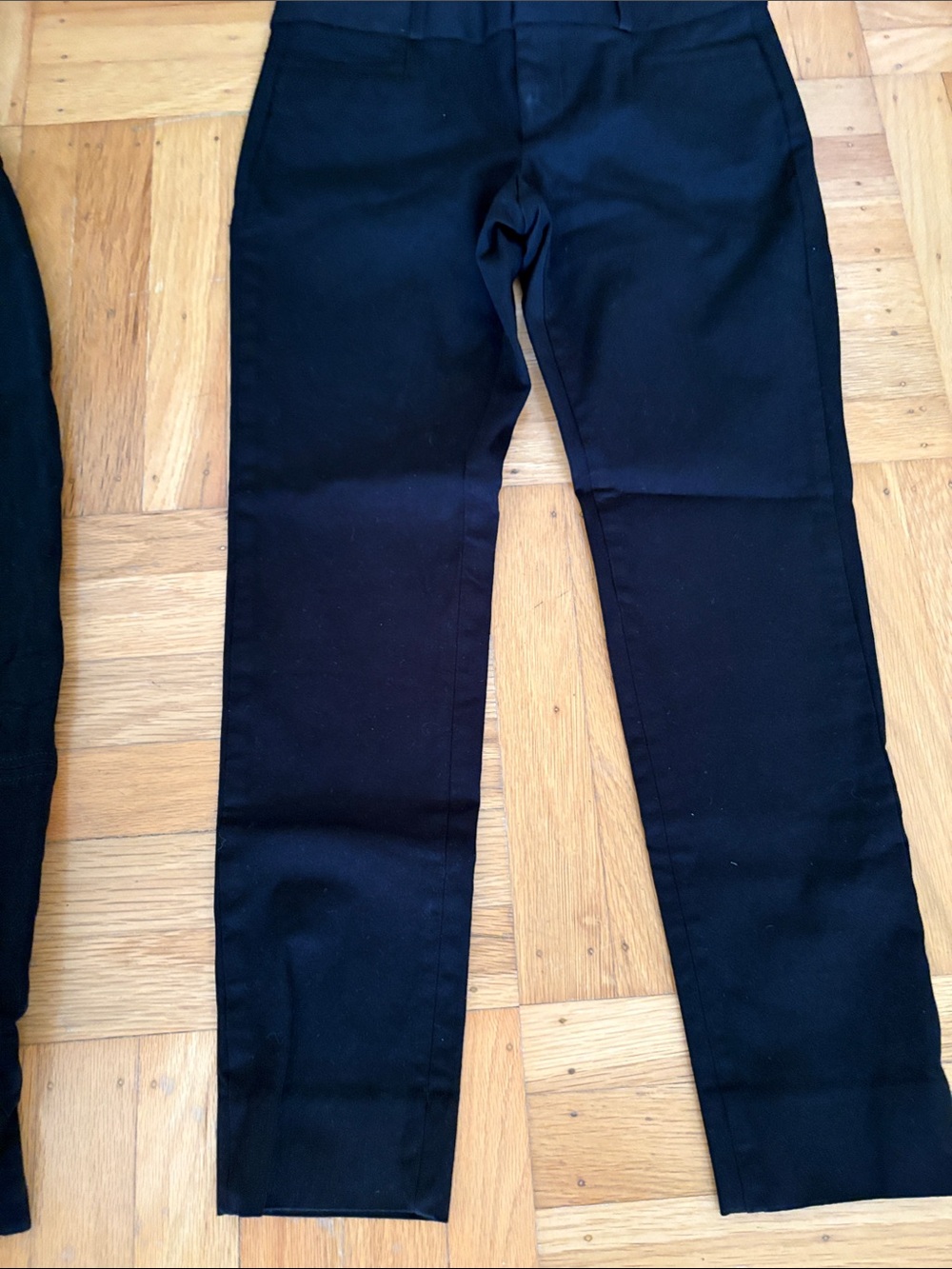 Black Stretch Moto-Style Pants and one work pant - Picture 5 of 8